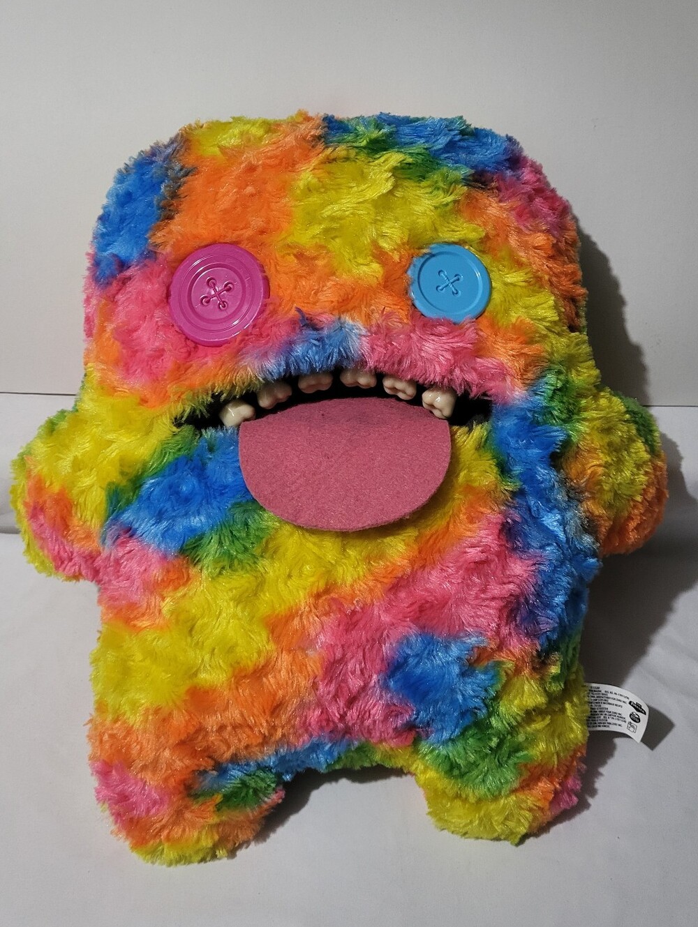 Giant Fuggler Zuru Bigg Fugg Oogah Boogah Rainbow Plush 18in